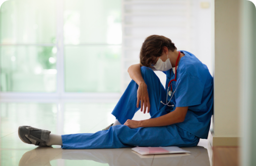 Health care workers may face mental health challenges like depression, anxiety, and extreme levels of compassion fatigue after working through such a year.