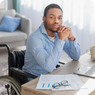 <strong>Coping with Stigma</strong><br>Many people with disabilities face additional financial stress from discrimination in employment, housing, health care, and insurance.
